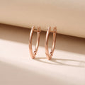 Aura V-Shape Hoop Earrings - Shopify cover