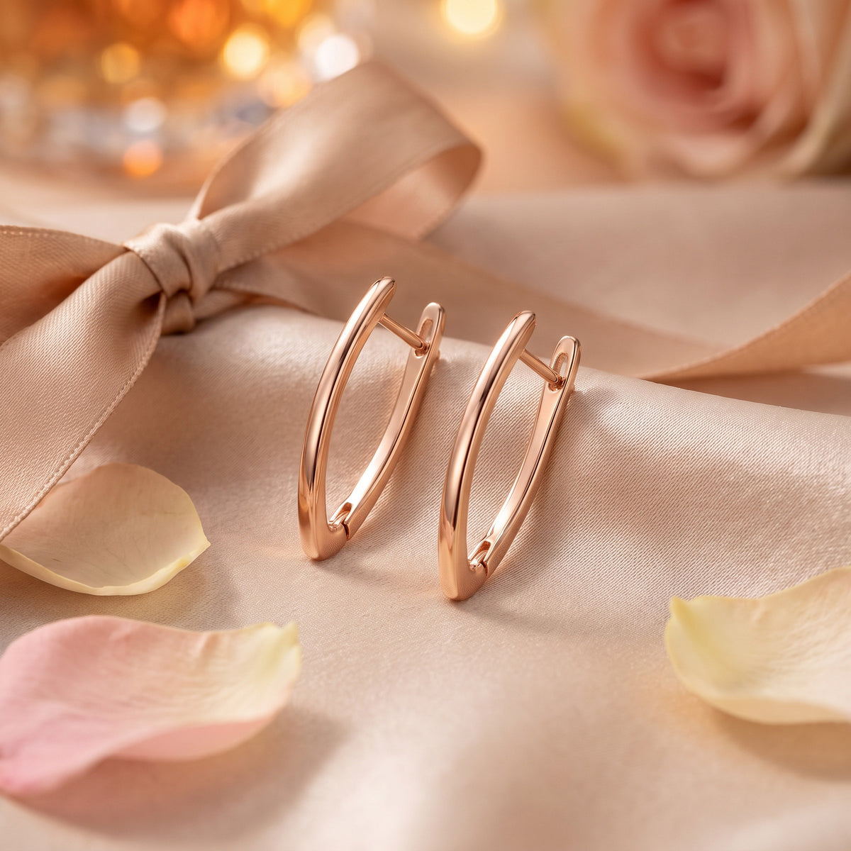 Aura V-Shape Hoop Earrings - Gifting