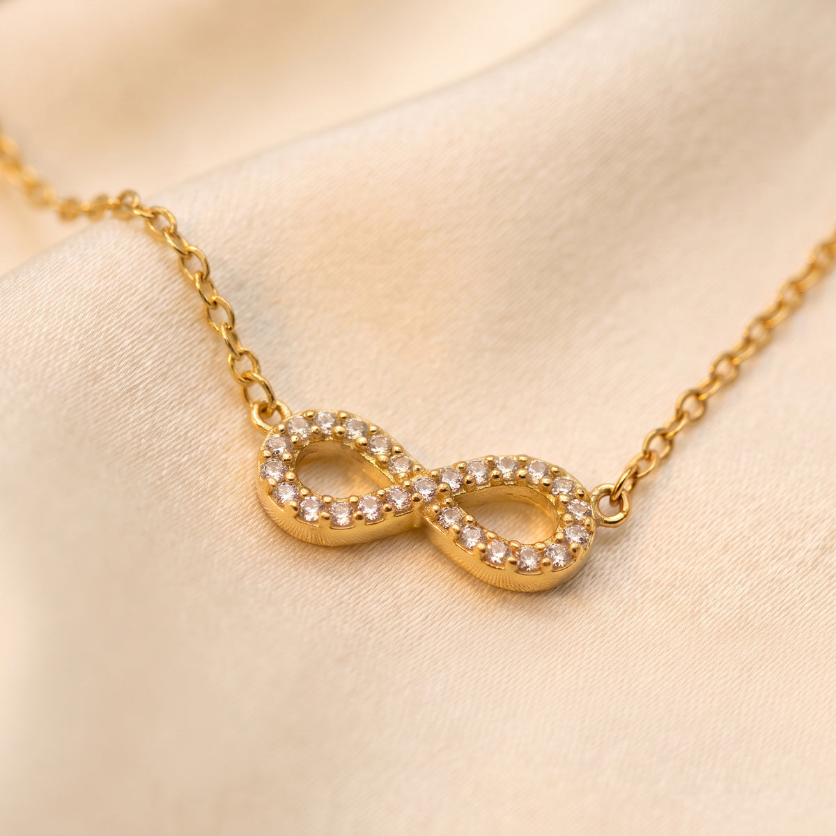 Ananta Infinity Necklace - Close-up